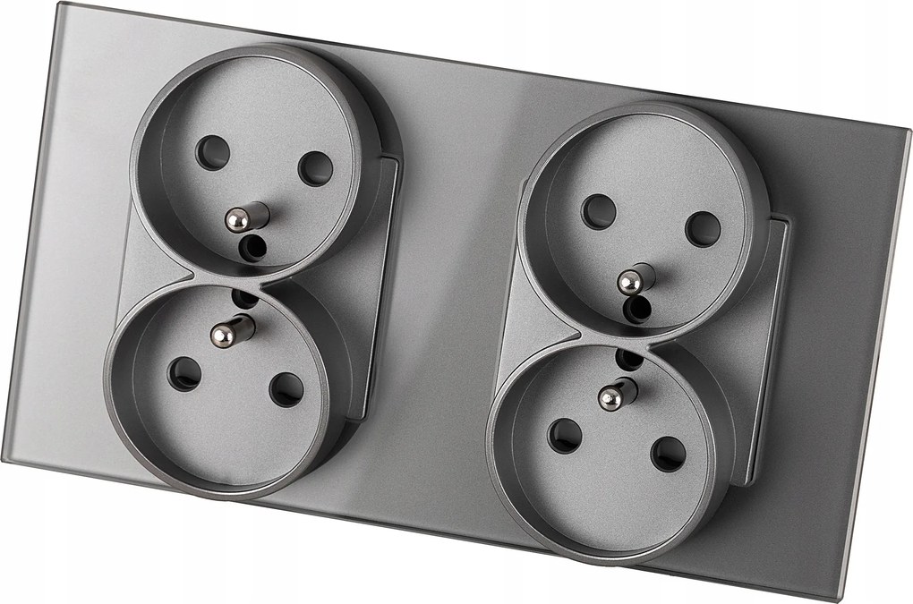 Dupla üveg aljzat szürke Dupla keret és 2 x Miuun aljzat szett