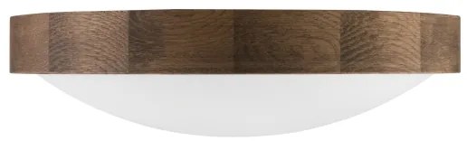 Brilagi - LED mennyezeti lámpa CARVALHO SLIM 2xE27/60W/230V tölgy-dió, Ø37 cm