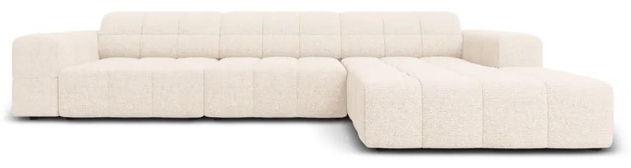 Krémszínű sarokkanapé (jobb oldali) Chicago – Cosmopolitan Design