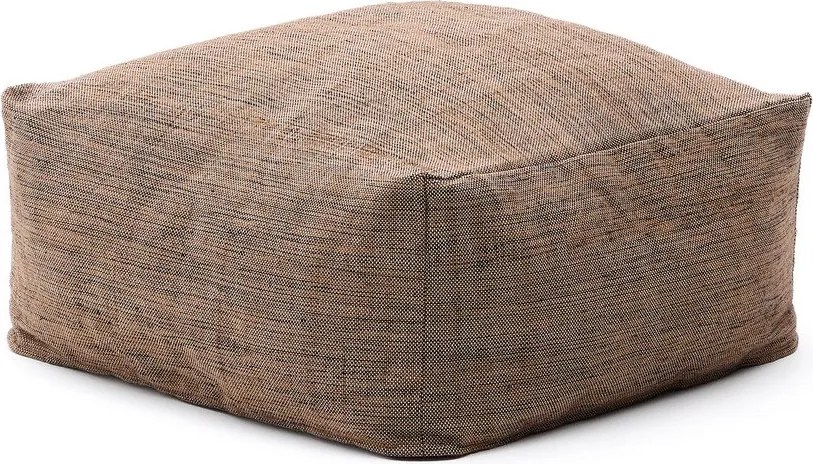 Narancssárga-natúr színű puff Vedell – Kave Home