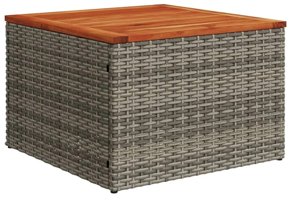4 részes szürke polyrattan kerti ülőgarnitúra párnával