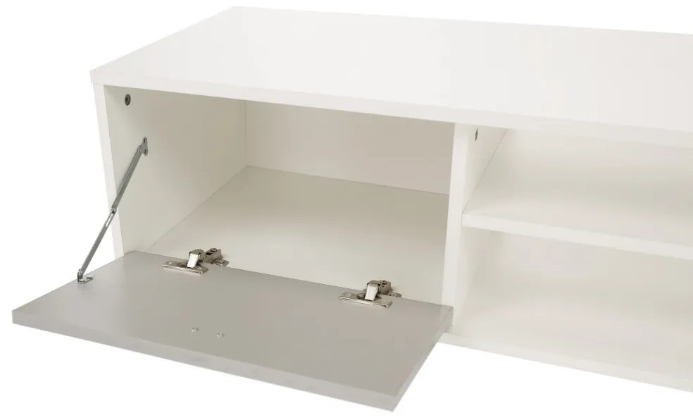 Nappali bútor, fehér/szürke, GENTA