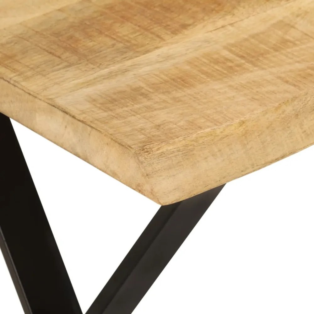 tömör mangófa pad természetes éllel 105 cm