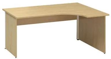 Alfa Office  Alfa 100 ergo irodai asztal, 180 x 120 x 73,5 cm, jobbos kivitel, vadkörte mintázat%