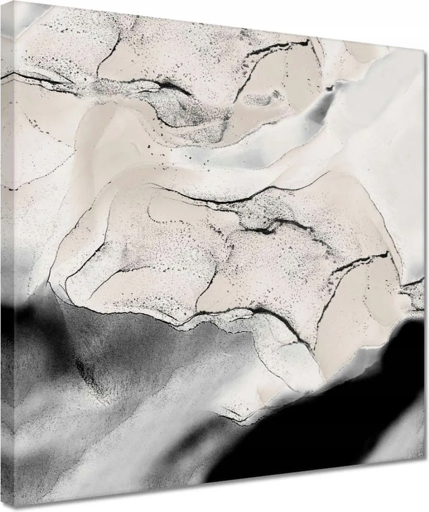 Festmények 30x30 Tompított absztrakt