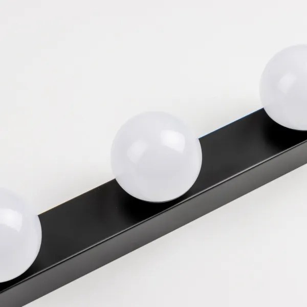 Brilagi - LED fürdőszobai tükörvilágítás HOLLYWOOD 3xLED/3W/230V IP44 fekete