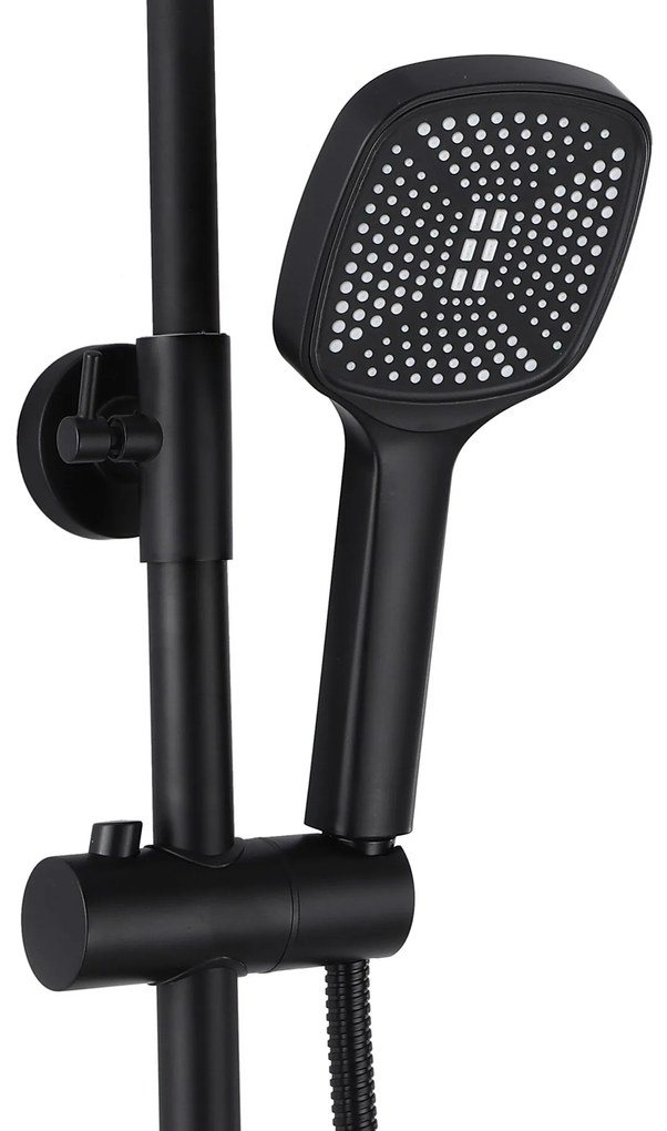 Zuhanyszett REA STORM BLACK MATT