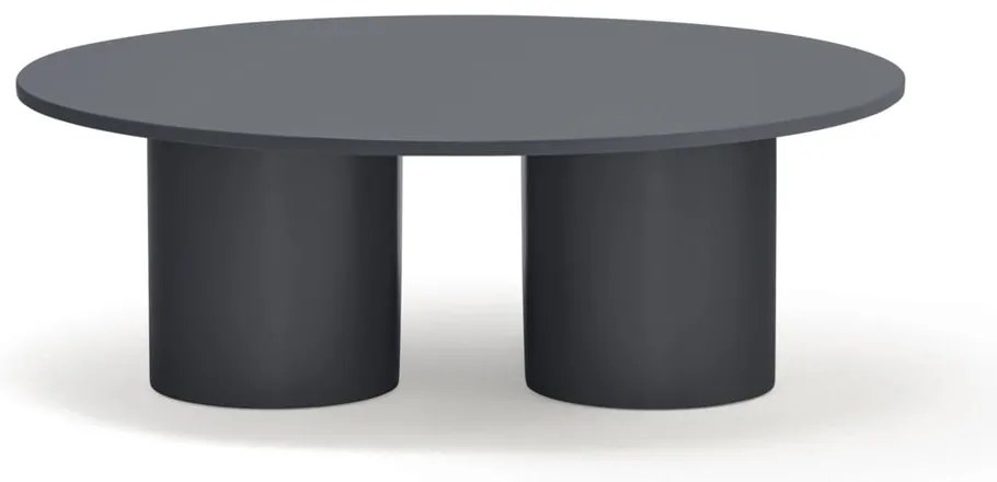 Antracitszürke dohányzóasztal 110x111 cm Totem – Teulat