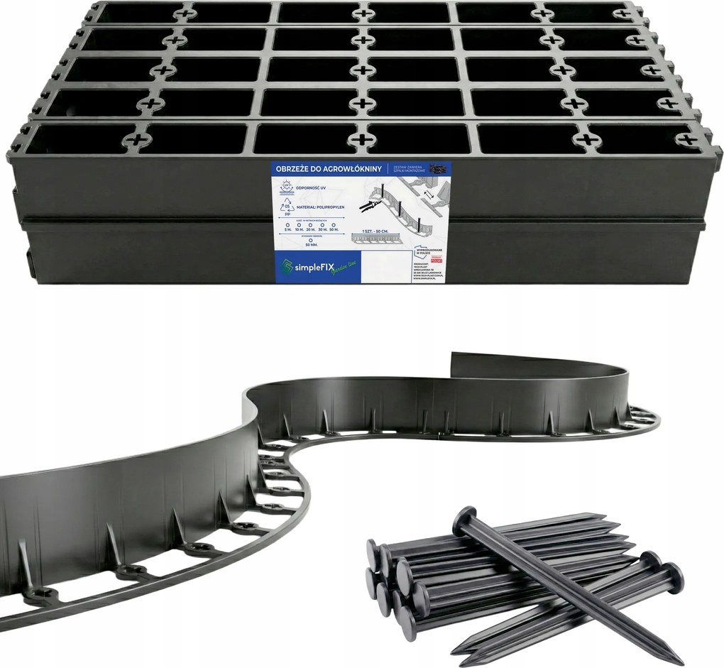 Kerti Gyepszegély 50mm Border Palisada 20m 160 Horgony Lengyel