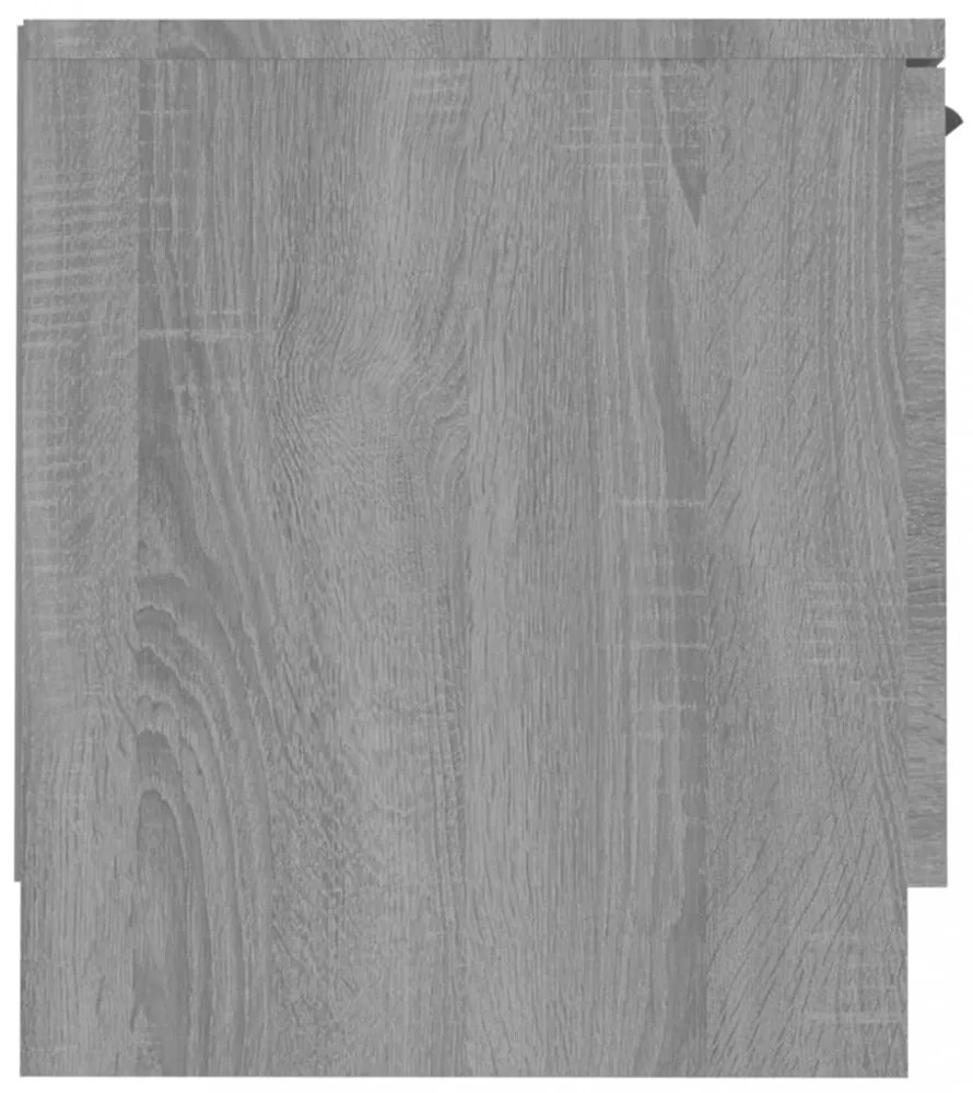 szürke sonoma színű szerelt fa TV-szekrény 140 x 35 x 40 cm