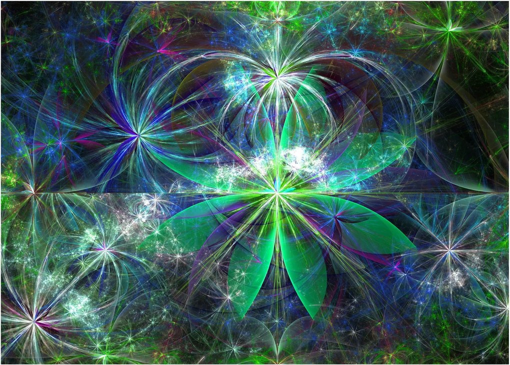Kép - Absztrakt geometriai formák (70x50 cm)