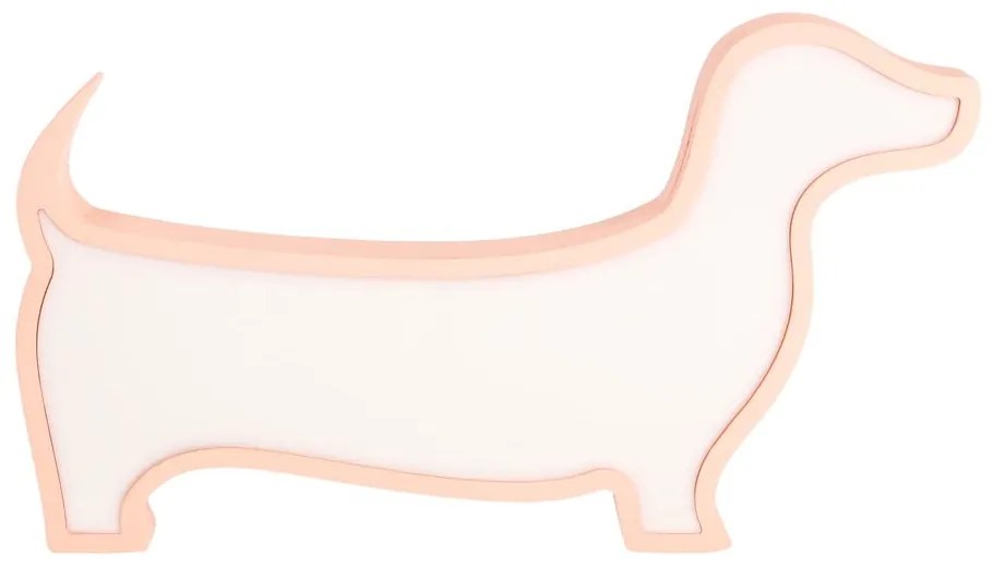 Rózsaszín gyerek éjjelilámpa Dog – Candellux Lighting