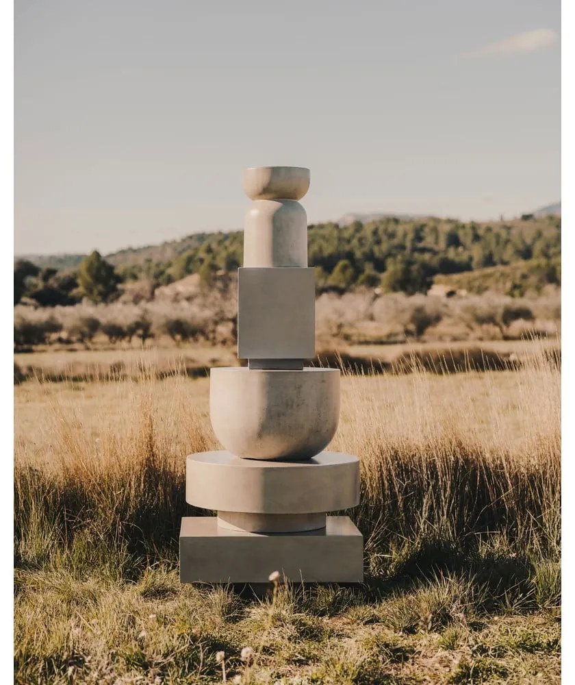 Beton kerek kerti kisasztal ø 32 cm Garbet – Kave Home