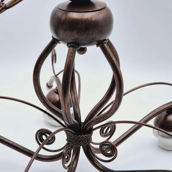 Csillár láncon RETRO II 5xE27/60W/230V