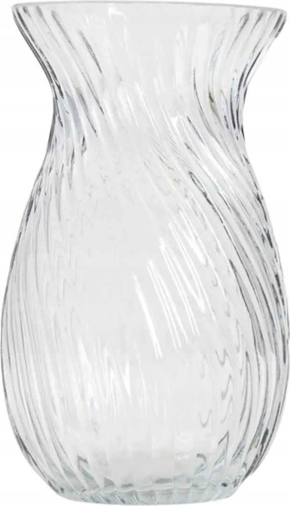 Yuue üveg váza átlátszó 12x20,5 cm Homla