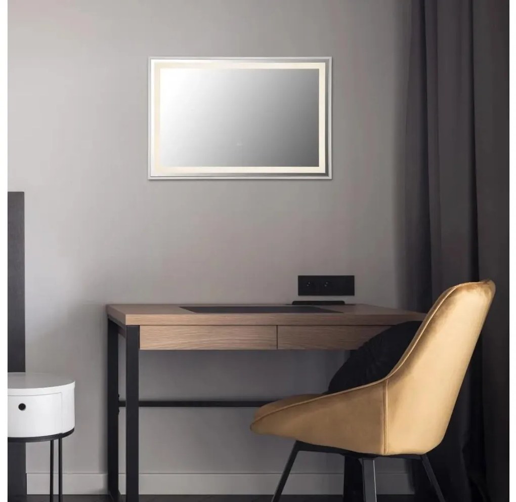 Globo 84036 - LED Dimmelhető tükör háttérvilágítással RIVAS LED/10W/230V 60x40 cm