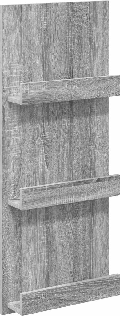 vidaXL Magazin állvány Szürke Sonoma 43 x 11 x 102 cm Faanyag
