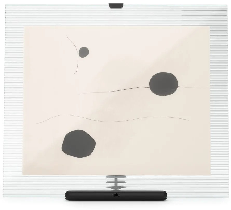 Fekete üveg álló képkeret 26x30,5 cm Flute – Umbra