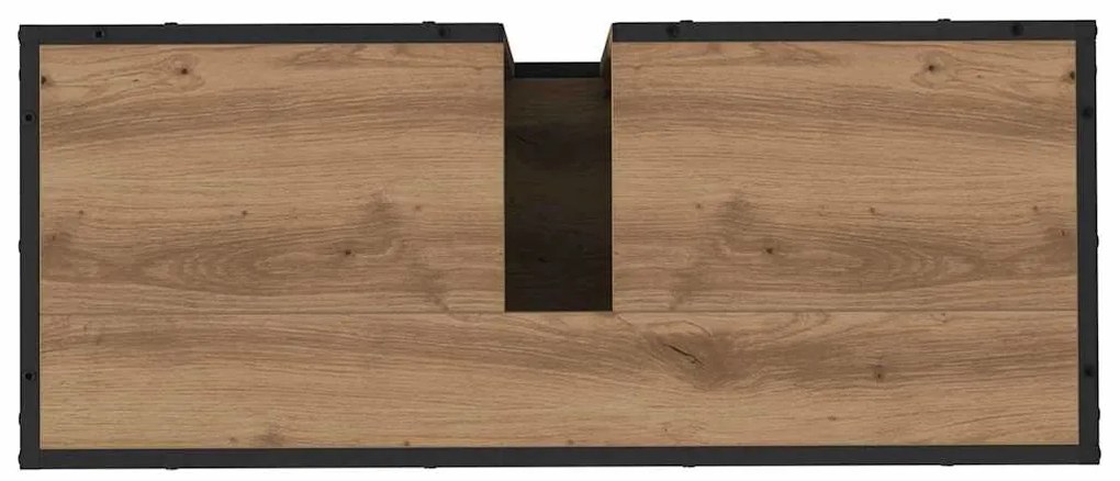 Fürdőszoba bútor szett 3 pcs kézműves tölgy 35 x 37.5 x 166 cm