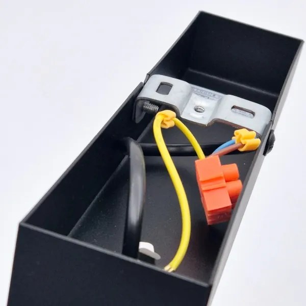 Fali lámpa ASTRID 1xE27/60W/230V matt fekete