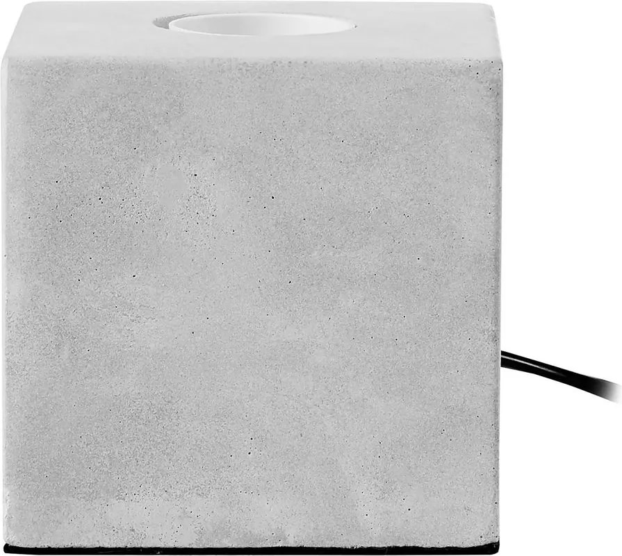STILO asztali lámpa beton 10x10cm