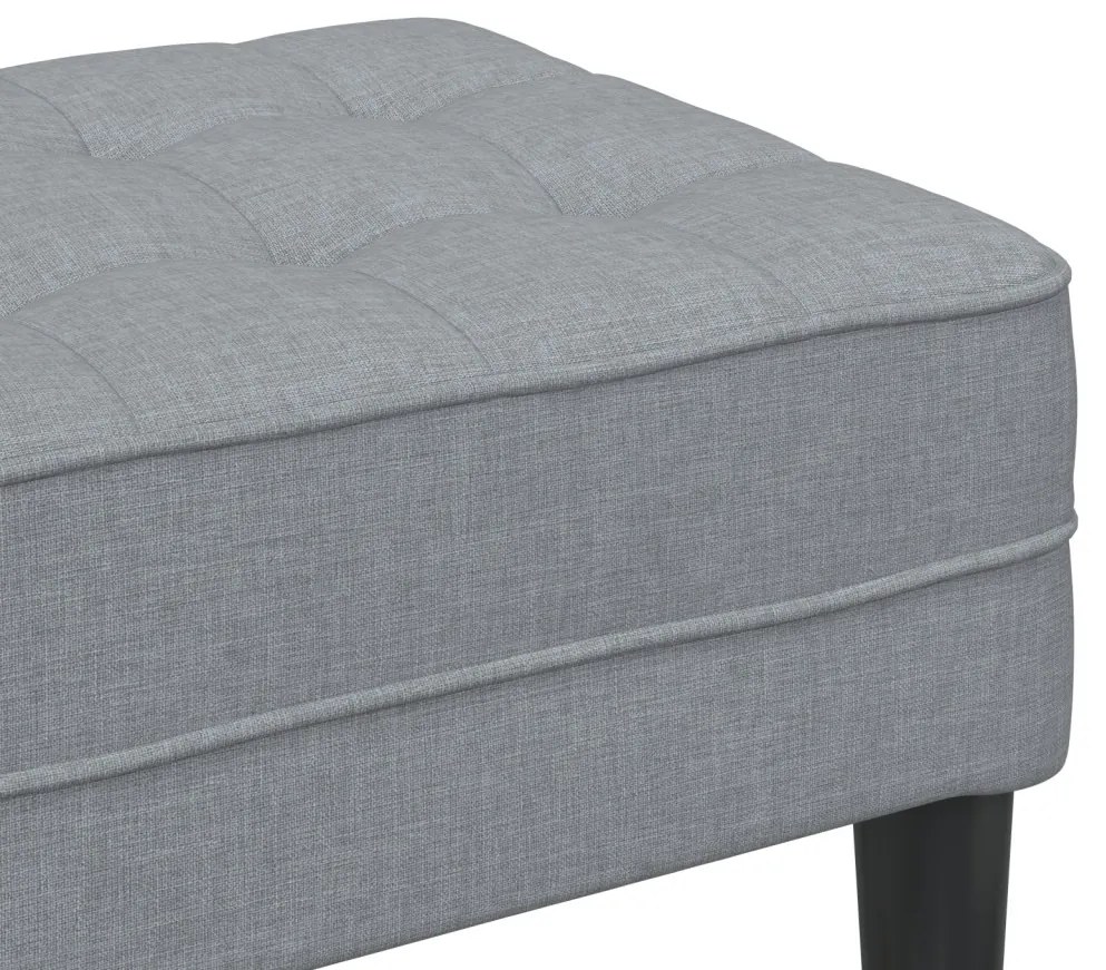 Pad Light Grey 113x57x39 cm Szövet