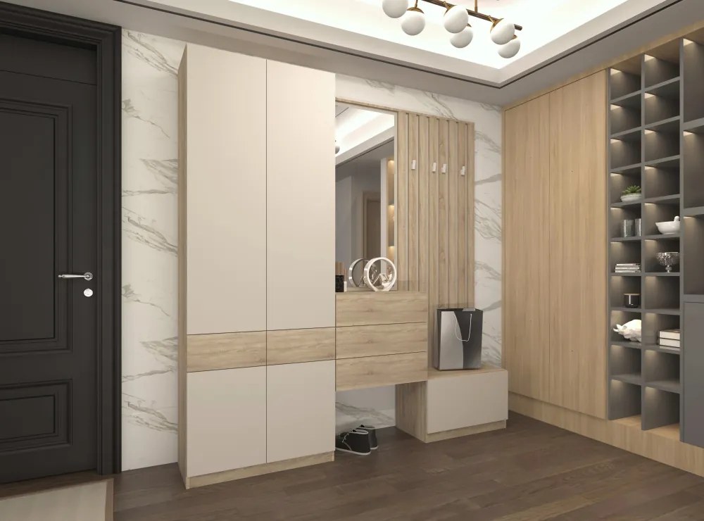 Akasztó, sonoma tölgy/kasmír, VERTIO WIE67