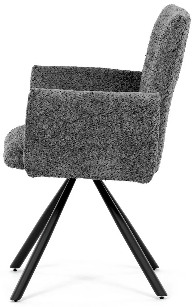Étkezőszék szett visszahúzható mechanizmussalDCH-W1117 GREY2, 2 db