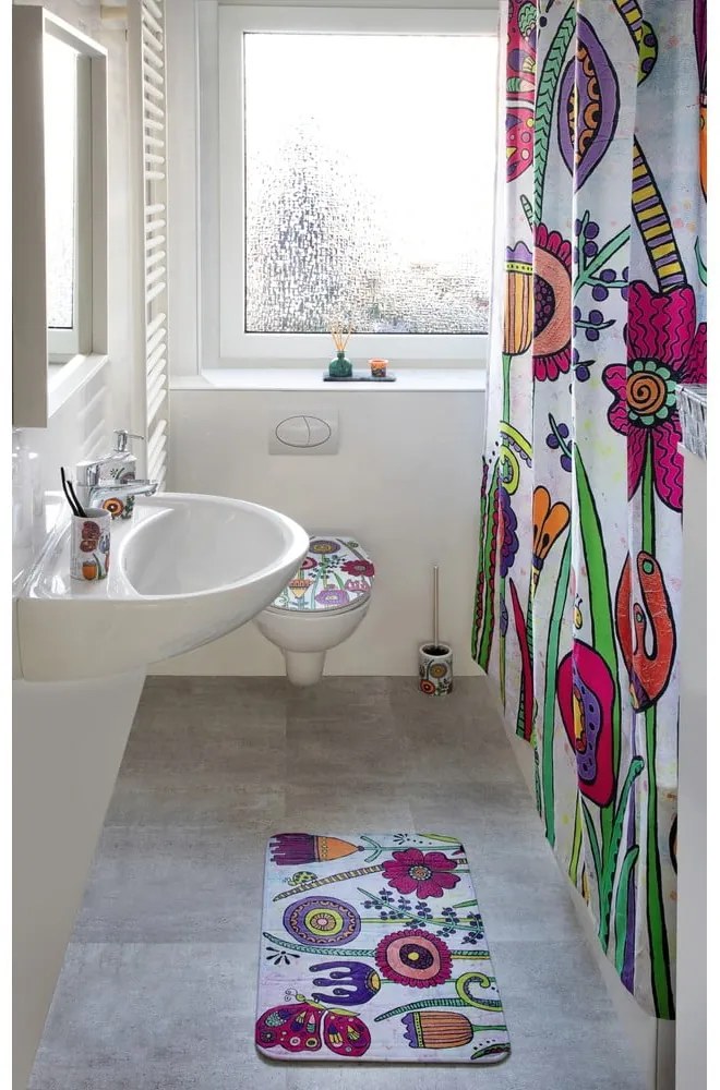 WC-ülőke automatikus záródással 37 x 44,5 cm Rollin'Art Full Bloom – Wenko