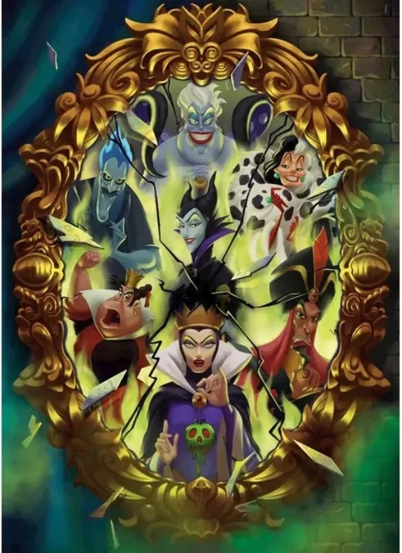 Disney Gonoszok Mirror 1000 db-os puzzle Clementoni