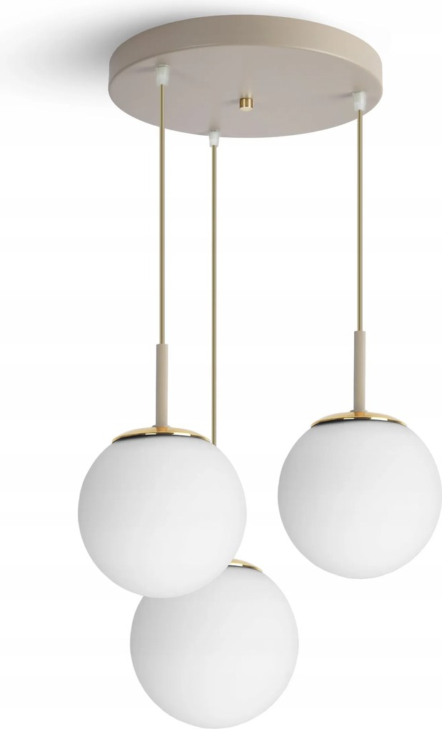 Mennyezeti lámpa Csillár Plafon Bézs Szürke Beige G9 Led 564-EZ3 Asztal fölé