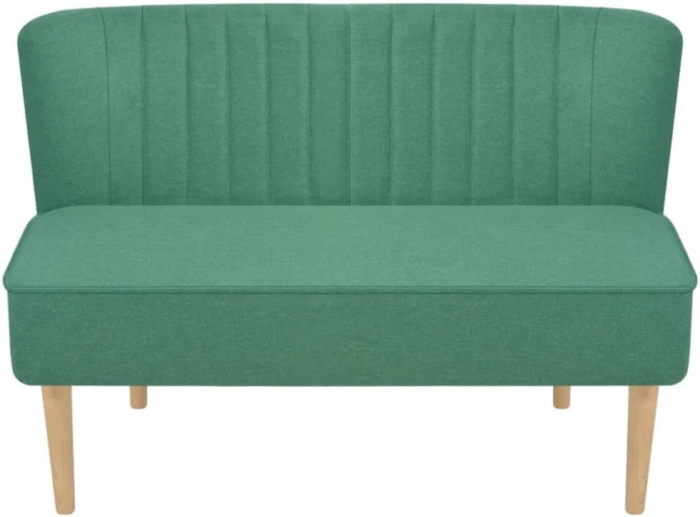 zöld szövetkanapé 117 x 55,5 x 77 cm