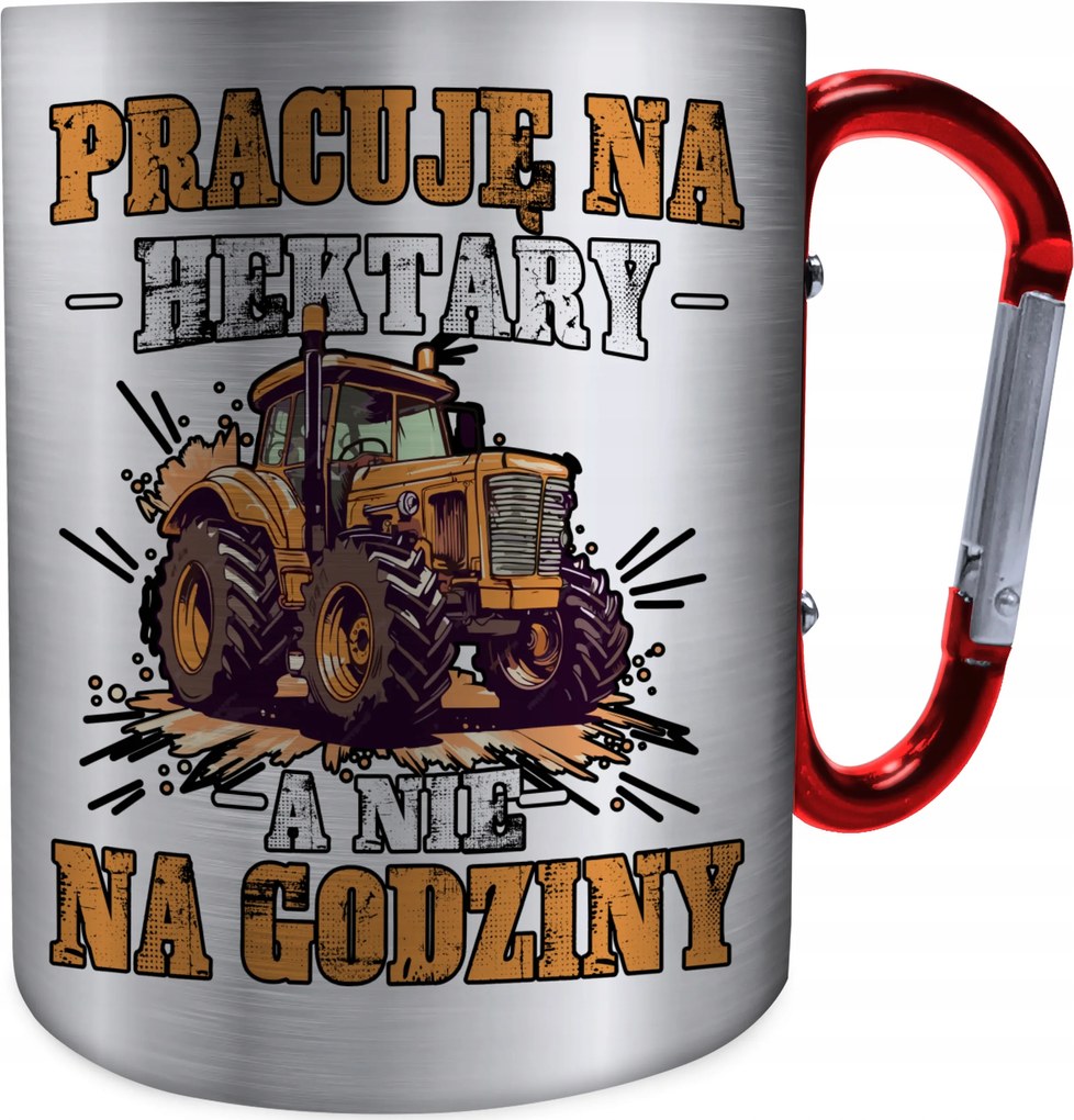 Fém Bögre Hektáronként Dolgozom Ajándék Gazdálkodó Traktor Gazdálkodó