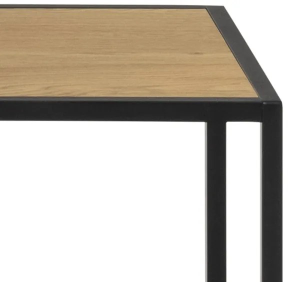 Könyvespolc SARON tölgy/fekete