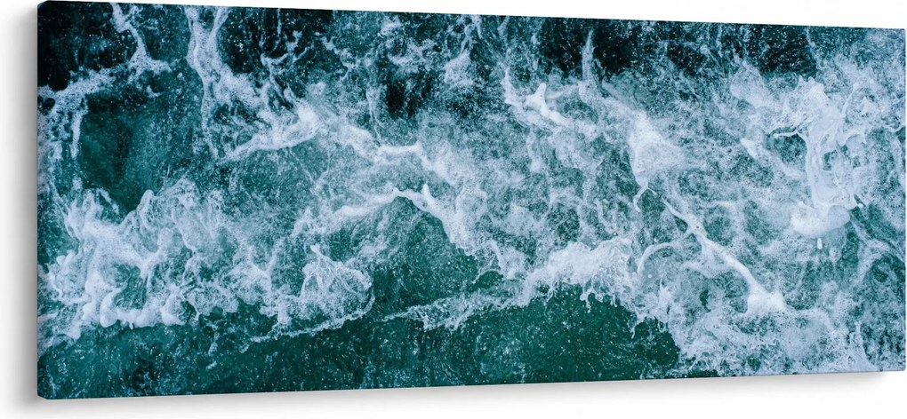 Kép - Óceáni hullámok (120x50 cm)