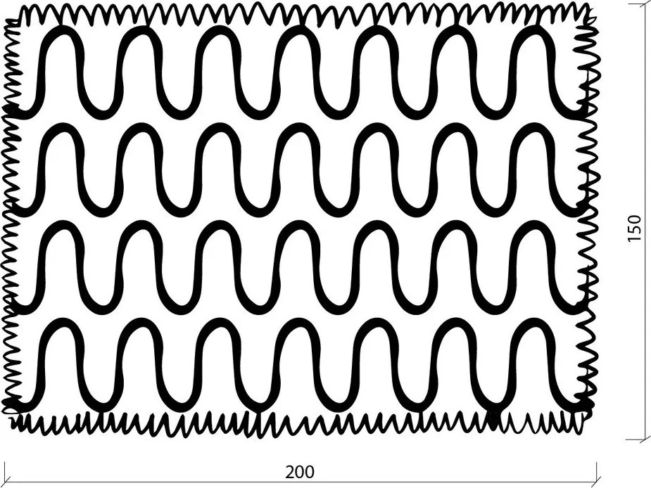 Narancssárga takaró 150x200 cm Swirl – noo.ma