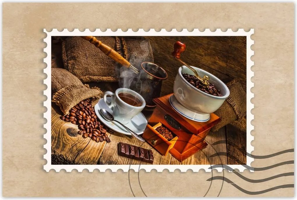 Poszterek 90x60 Ízletes kávé Csokoládé