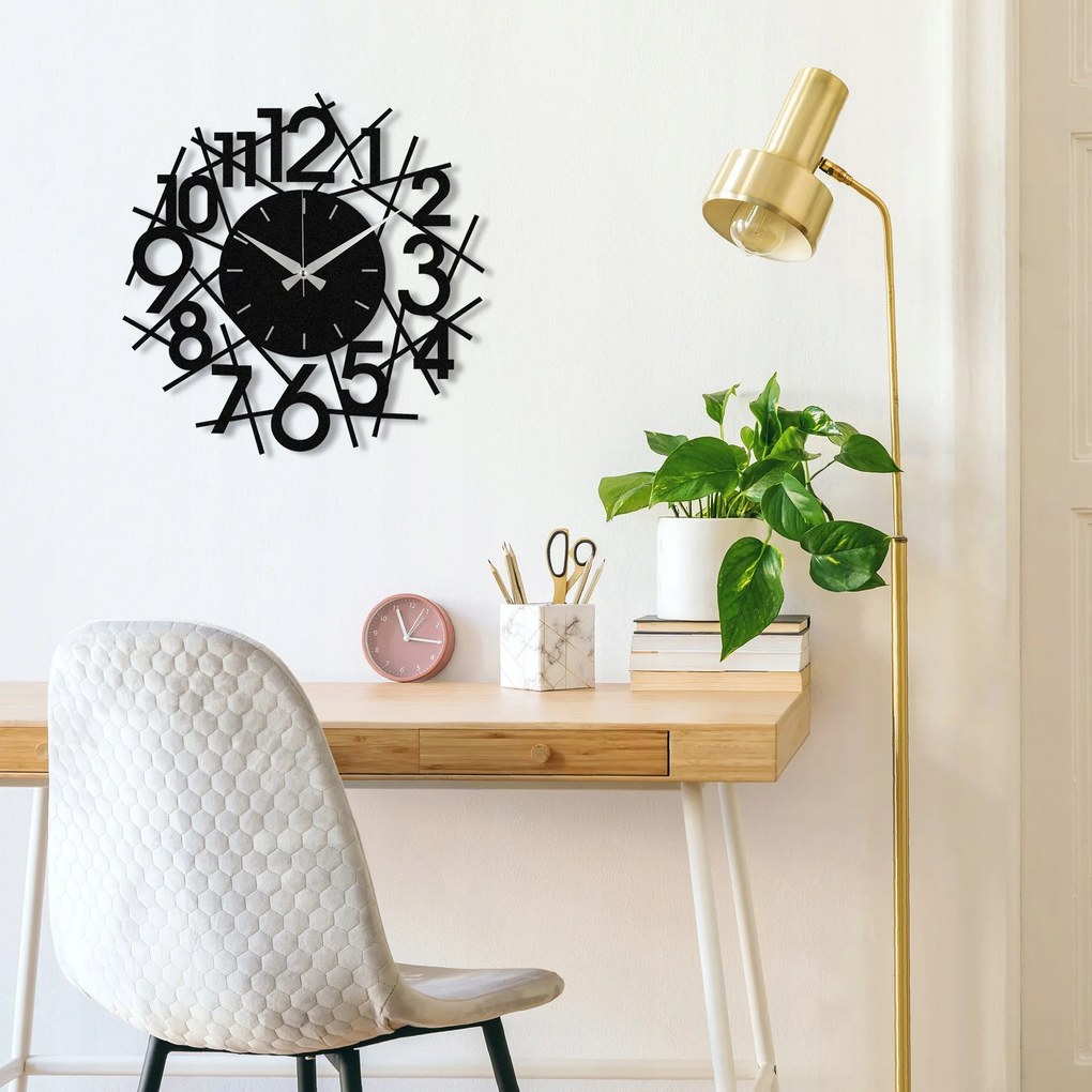 Fém falióra Rasputin fekete