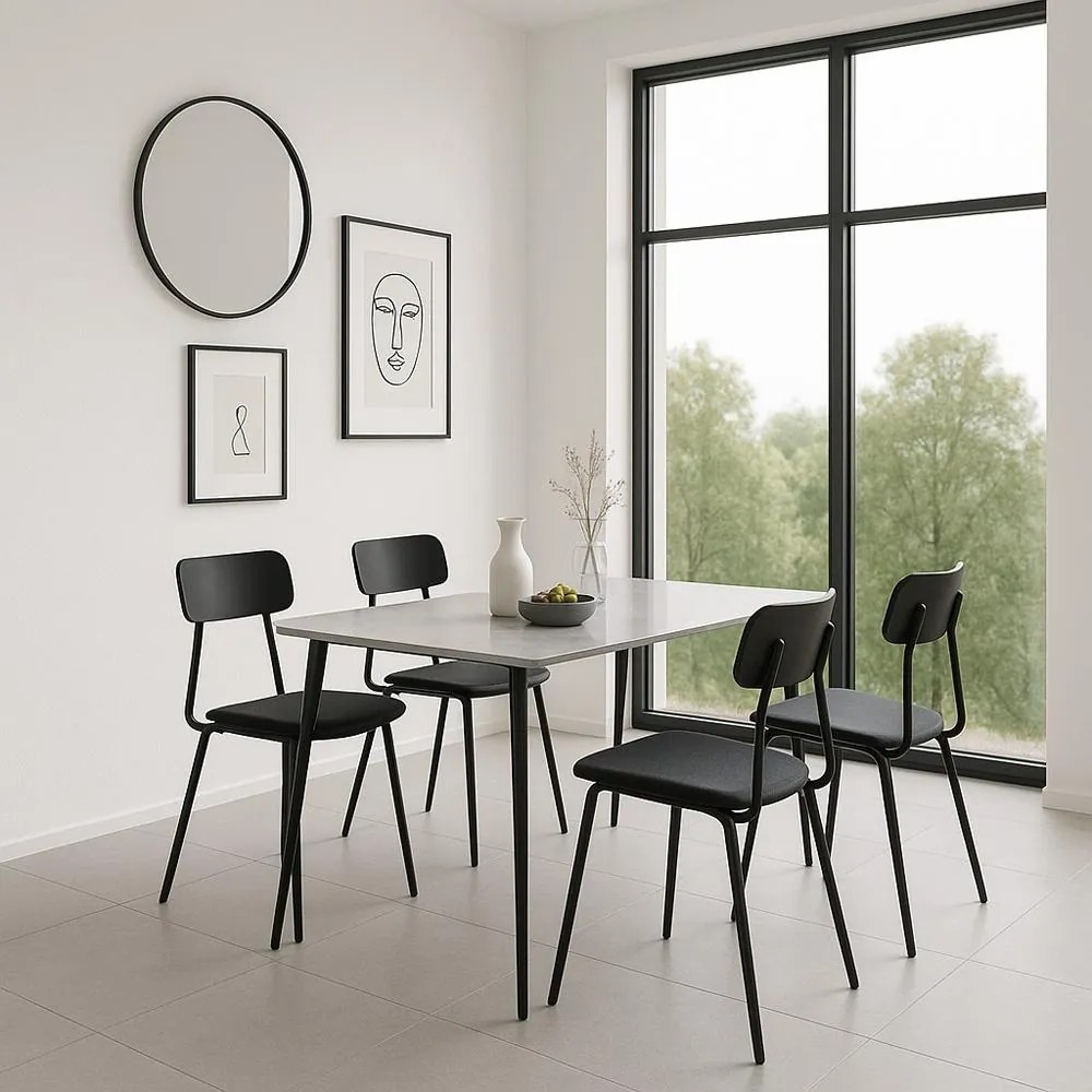 AVENBERG MONTE 140 Étkezőasztal - fehér