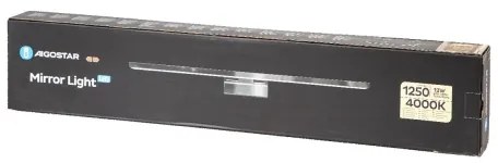 Aigostar LED fürdőszobai tükörvilágítás 12W 230V 4000K 60cm IP44 alu