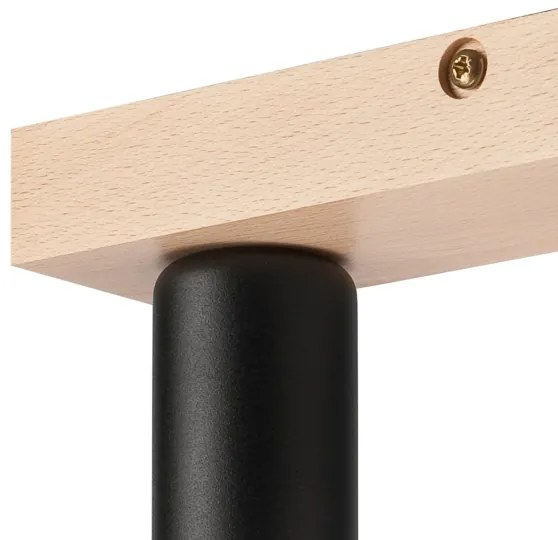 Felületre szerelhető csillár VITO 2xE27/60W/230V tölgy