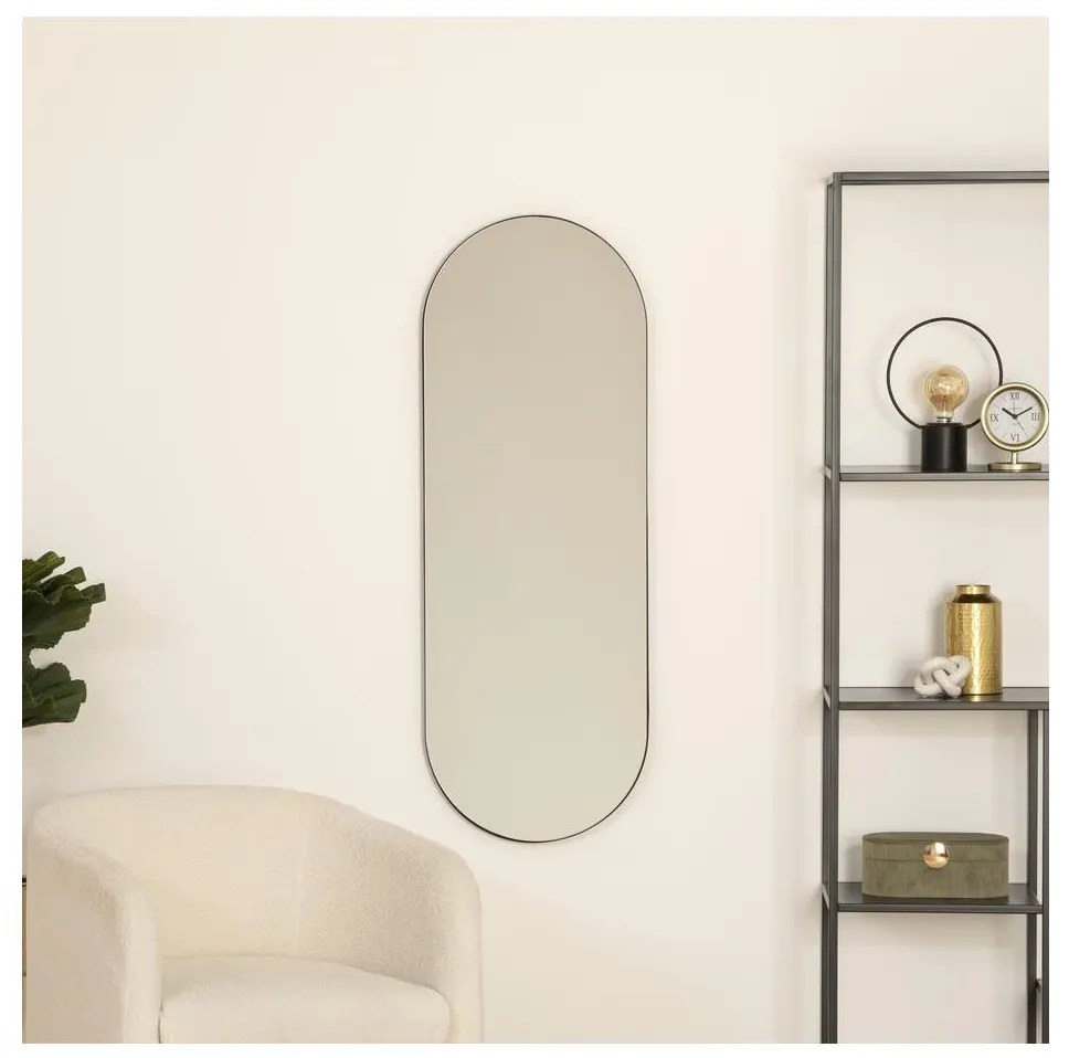 Atmosphera Atmosphera - Fali tükör SELENA 112x40 cm fekete P6633