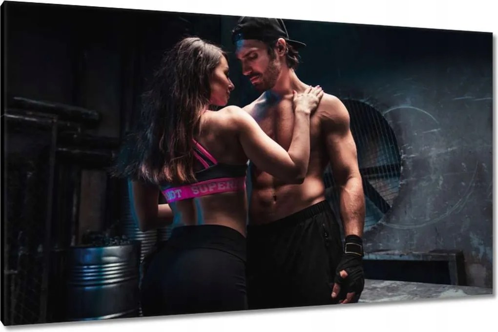 Képek 120x70 Szerelem az edzőteremből Erő
