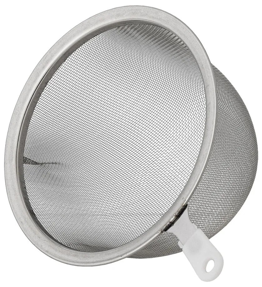 Krémszínű agyagkerámia bögre karácsonyi mintával, szűrővel 300 ml Valentin – Bloomingville