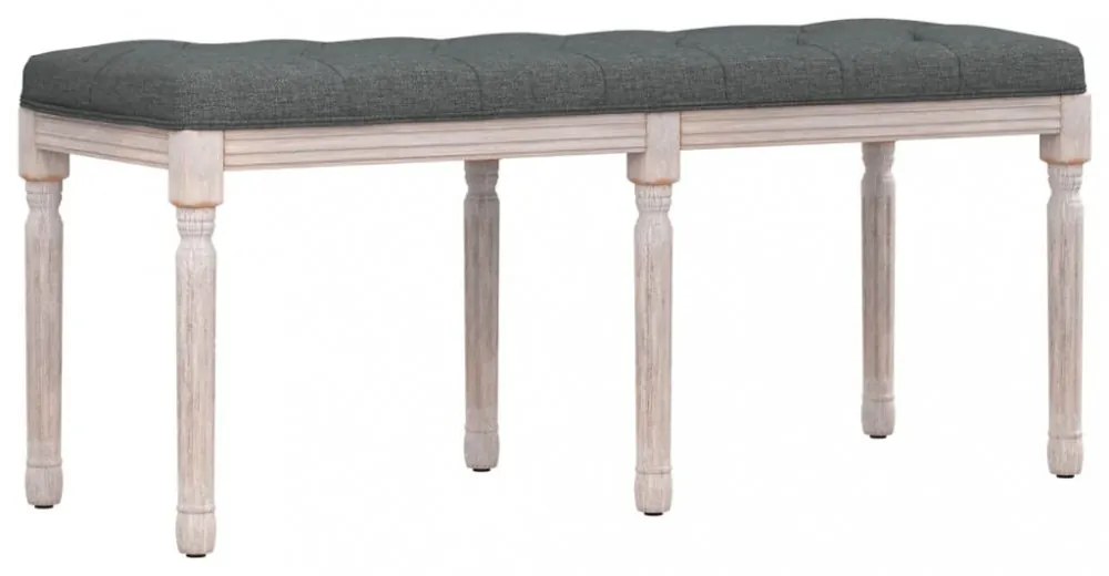 sötétszürke szövetpad 110x40x49 cm