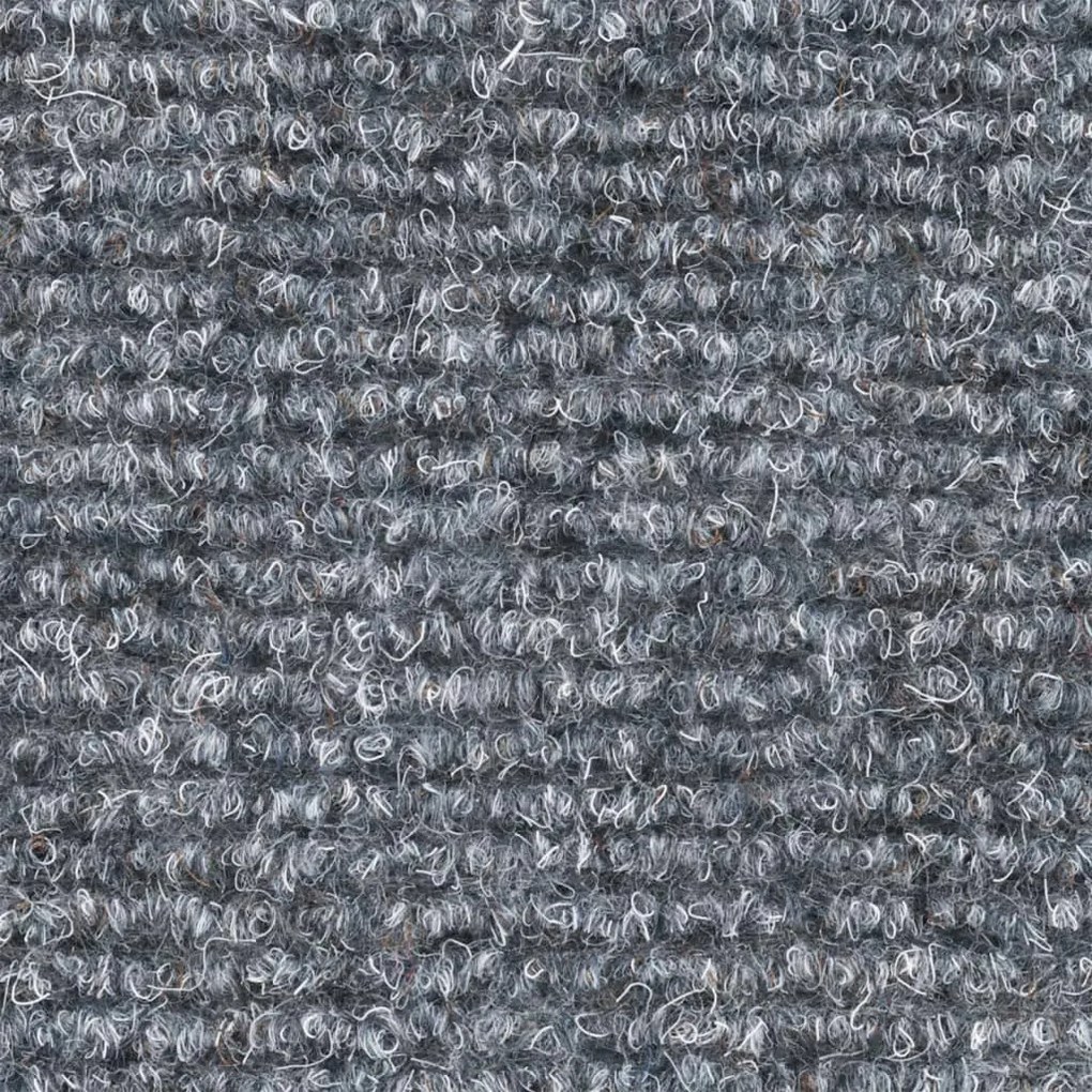 15 db világosszürke öntapadós lépcsőszőnyeg 65x21x4 cm