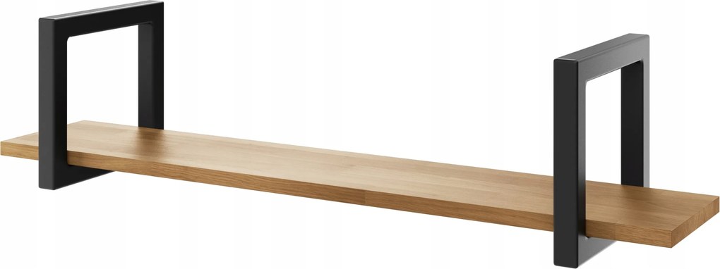 Akasztós polc industrial loft könyv tölgy 100 cm