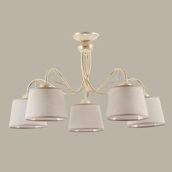 Jupiter 1358 - KM 5 PE - KAMELIA mennyezeti lámpa 5xE27/60W/230V