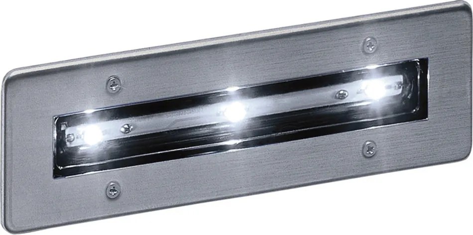 NOVOLUX 305B-L0104H-30 SYNA Kültéri Falba Építhető Lámpa Fehér, Ezüst LED IP68