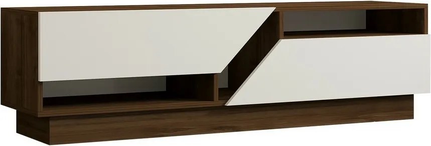 Koza Walnut and White TV-asztal